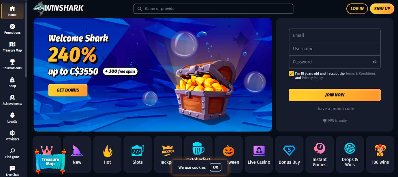 Winshark Review 2026 – A Safe, Modern, and Canadian-Focused Platform